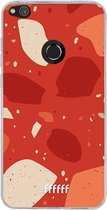 Huawei P8 Lite (2017) Hoesje Transparant TPU Case - Terrazzo N°4 #ffffff