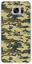 Samsung Galaxy S7 Edge Hoesje Transparant TPU Case - Desert Camouflage #ffffff