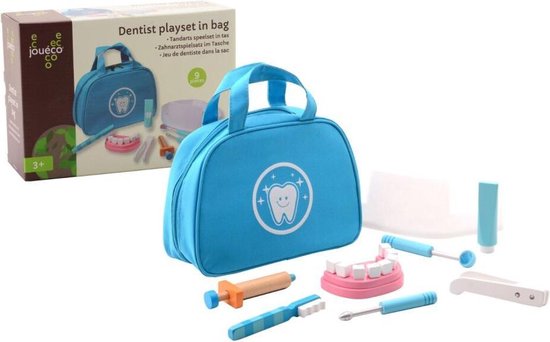 Kit De Jouets De Dentiste Bleu Pour Enfants, Ensemble De Jeux De