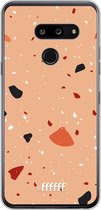 LG G8 ThinQ Hoesje Transparant TPU Case - Terrazzo N°5 #ffffff