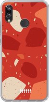 Huawei P20 Lite (2018) Hoesje Transparant TPU Case - Terrazzo N°4 #ffffff