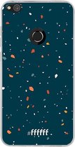 Huawei P8 Lite (2017) Hoesje Transparant TPU Case - Terrazzo N°9 #ffffff