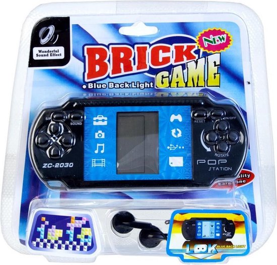 Brick Game Spel Retro Spelcomputer voor Kinderen - Arcade spelletjes - +3 oud | bol.com