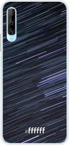 Huawei P Smart Pro Hoesje Transparant TPU Case - Moving Stars #ffffff