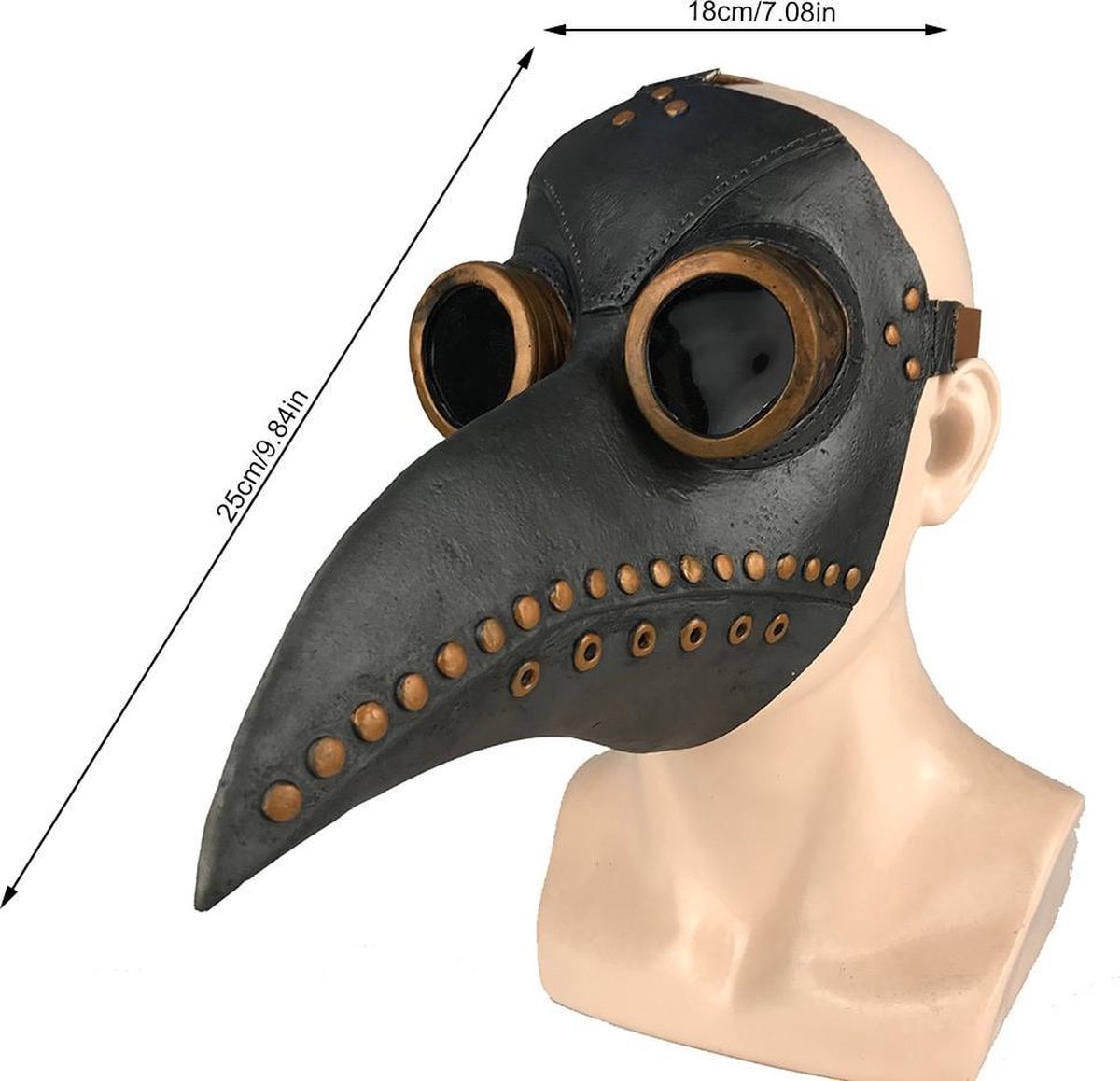 Masker Steampunk Plague Doctor - BICK