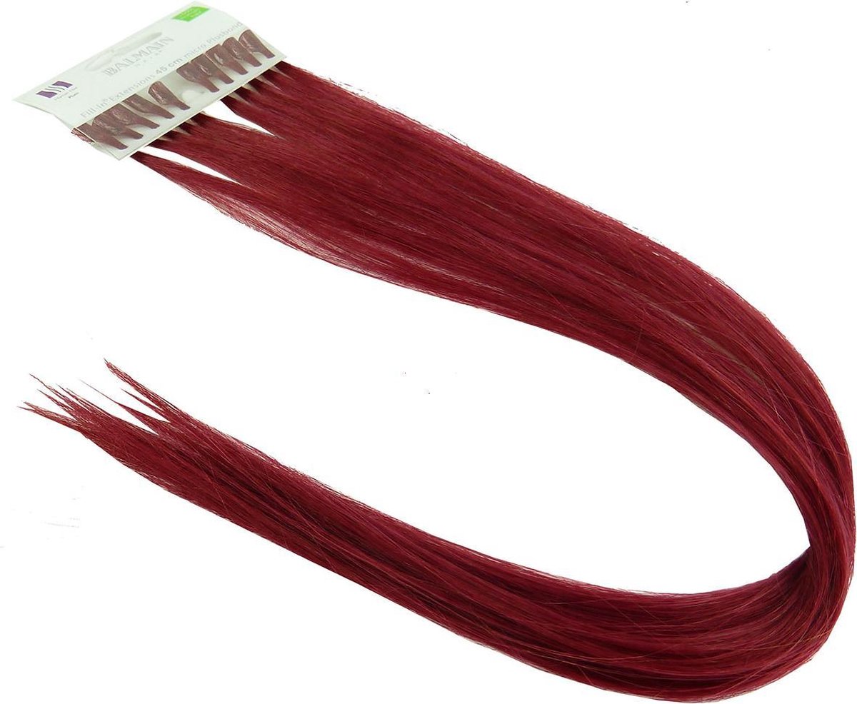 Balmain Natural Straight Fill-In Extensions 45cm Echte haar kleur selectie - Plum