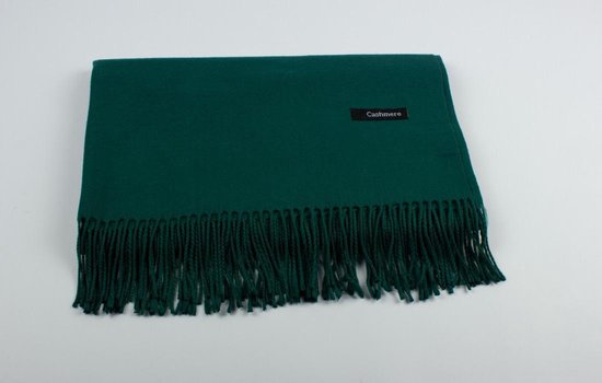 Luxe Kasjmier Sjaal Smaragd Groen - Cashmere scarf Deep Green | bol.com