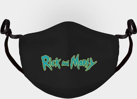 Rick And Morty Masker Zwart