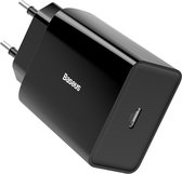 USB C Oplader / Stekker - 18W - 3A - Snellader / Fast Charger - Geschikt voor Apple iPhone 12 - Zwart