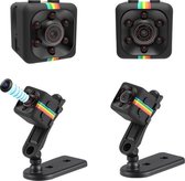 Spy Camera (incl. 32 GB SD kaart)  - Verborgen Camera - Mini Camera Full HD 1080P - Draadloze Kleine Draagbare Nachtzicht Bewegingsdetectie voor Thuis, Auto, Drone  - Zwart.