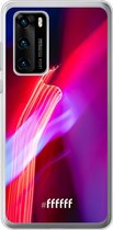 Huawei P40 Hoesje Transparant TPU Case - Light Show #ffffff