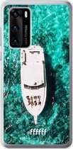 Huawei P40 Hoesje Transparant TPU Case - Yacht Life #ffffff