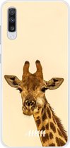 Samsung Galaxy A70 Hoesje Transparant TPU Case - Giraffe #ffffff