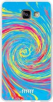 Samsung Galaxy A5 (2016) Hoesje Transparant TPU Case - Swirl Tie Dye #ffffff