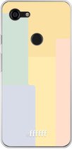 Google Pixel 3 XL Hoesje Transparant TPU Case - Springtime Palette #ffffff