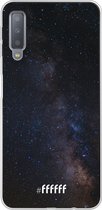 Samsung Galaxy A7 (2018) Hoesje Transparant TPU Case - Dark Space #ffffff