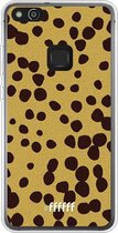 Huawei P10 Lite Hoesje Transparant TPU Case - Cheetah Print #ffffff