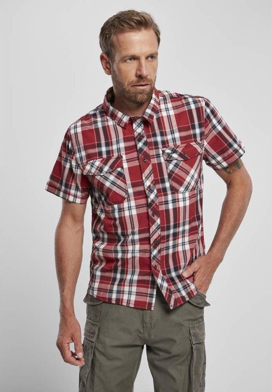Brandit - Roadstar Overhemd - 2XL - Rood