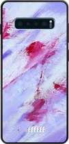 Samsung Galaxy S10 Plus Hoesje TPU Case - Abstract Pinks #ffffff
