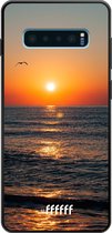 Samsung Galaxy S10 Plus Hoesje TPU Case - Eventide #ffffff