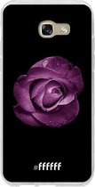 6F hoesje - geschikt voor Samsung Galaxy A5 (2017) -  Transparant TPU Case - Purple Rose #ffffff