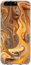 Huawei P10 Hoesje Transparant TPU Case - Brownie Caramel #ffffff