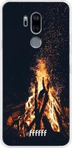 LG G7 ThinQ Hoesje Transparant TPU Case - Bonfire #ffffff