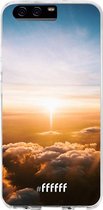 Huawei P10 Hoesje Transparant TPU Case - Cloud Sunset #ffffff