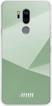 LG G7 ThinQ Hoesje Transparant TPU Case - Fresh Geometric #ffffff