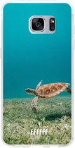 Samsung Galaxy S7 Hoesje Transparant TPU Case - Turtle #ffffff