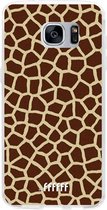 Samsung Galaxy S7 Hoesje Transparant TPU Case - Giraffe Print #ffffff