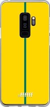 Samsung Galaxy S9 Plus Hoesje Transparant TPU Case - FSC Groen & Geel #ffffff