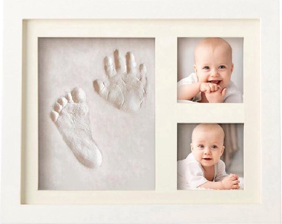 Baby fotolijst met voetafdruk | bol.com