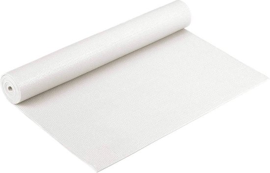 #DoYourYoga Yogamat met Memory schuim van ECO PVC - Kirana - de mat is duurzaam en slijtvast - 183 x 61 x 0,4 cm - Wit