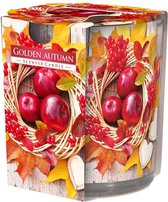Geurkaars in glas | geschenkverpakking | golden autumn | 22 branduren