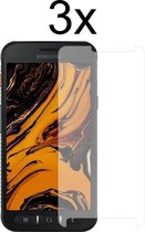 Samsung Xcover 4S Screenprotector - Beschermglas Samsung Galaxy Xcover 4S Screen Protector Glas - 3 stuks