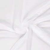 Organza One-Tone Wit - 145cm breed - Per 10 meter - KORTING vanaf 20 meter!