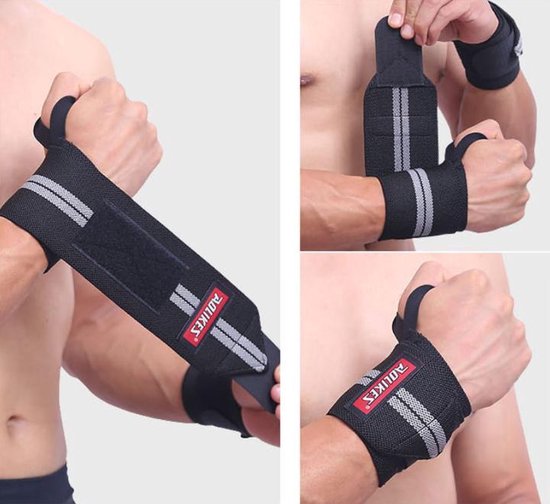 2x Fitness & CrossFit Polsband - Wrist Wraps Wrist Support Wraps Fitness &... | bol.com