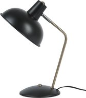 Zwarte bureaulampje grote kap Leitmotiv Hood