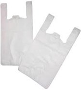 Sacs de transport pour chemise HDPE blanc 21 mic.  30 + 14 x 55 cm - Sacs en plastique - Sacs de transport