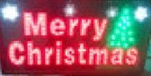 led bord 'merry christmas' - Kerst led - Led bord kerst