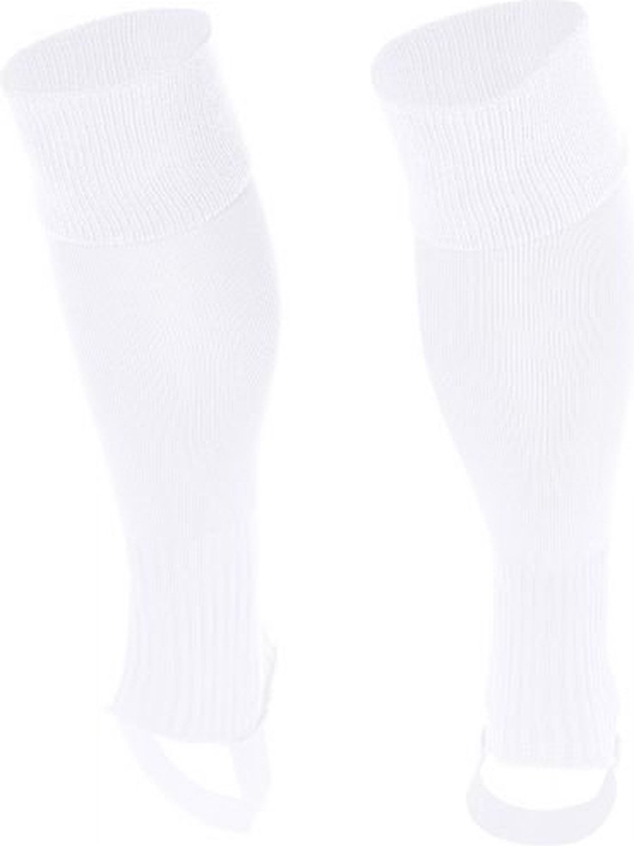 Stanno Uni Footless Sock - Hockey - Wit - Voetloze sokken - Schoenmaat 39-44