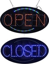 Led bord 'open/close' deluxe xl - Open bord - Gesloten bord