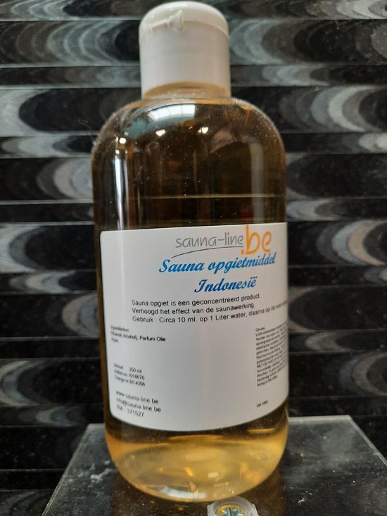 sauna opgietmiddel  indonesië 250 ml-sauna geuren - sauna opgiet
