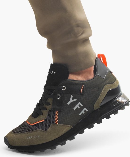 Cruyff Superbia - olive/oranje - sneaker Heren | bol.com