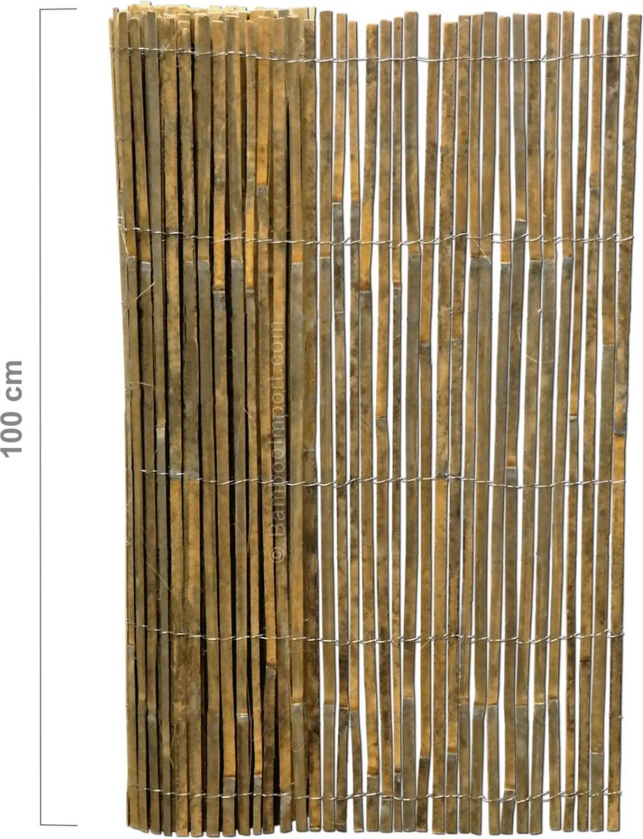 Bamboo Import Europe Gespleten bamboemat 500 x 100 cm
