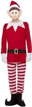 Smiffy's - Kerst & Oud & Nieuw Kostuum - Tegen Alle Regels In Kerst Elf - Man - Rood - Medium - Kerst - Verkleedkleding