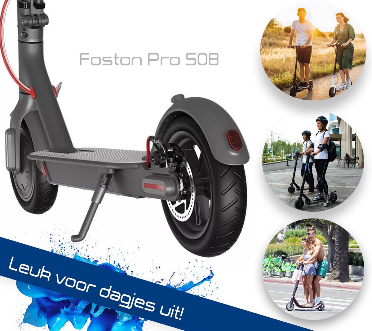 FOSTON S08 PRO - Elektrische Step voor Volwassenen - Voor Kinderen - E  Scooter - 25km | bol.com