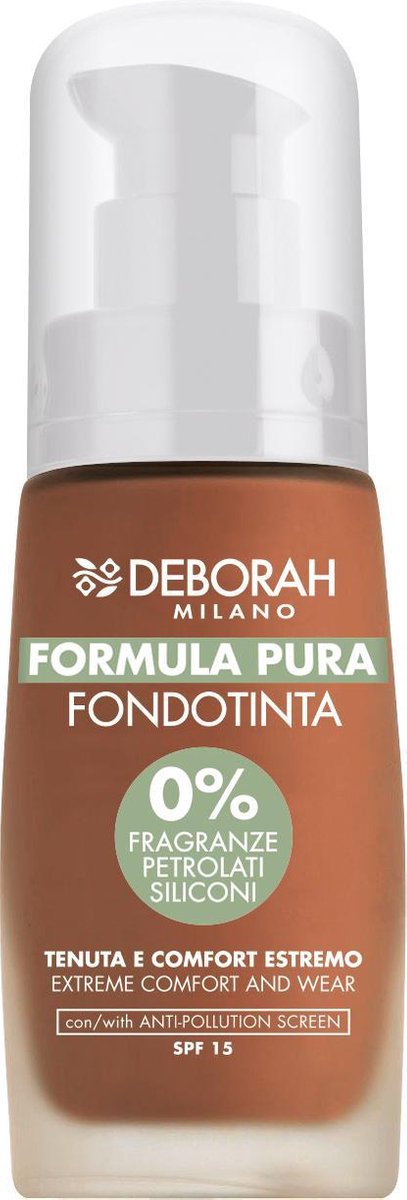 Deborah Milano Formula Pura Fluid Foundation 06 Caramel 30 ml