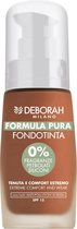 Deborah Milano Formula Pura Foundation - 06 Caramel - Medium dekking & Parfum Vrij - Make-up voor gevoelige huid - 30ml